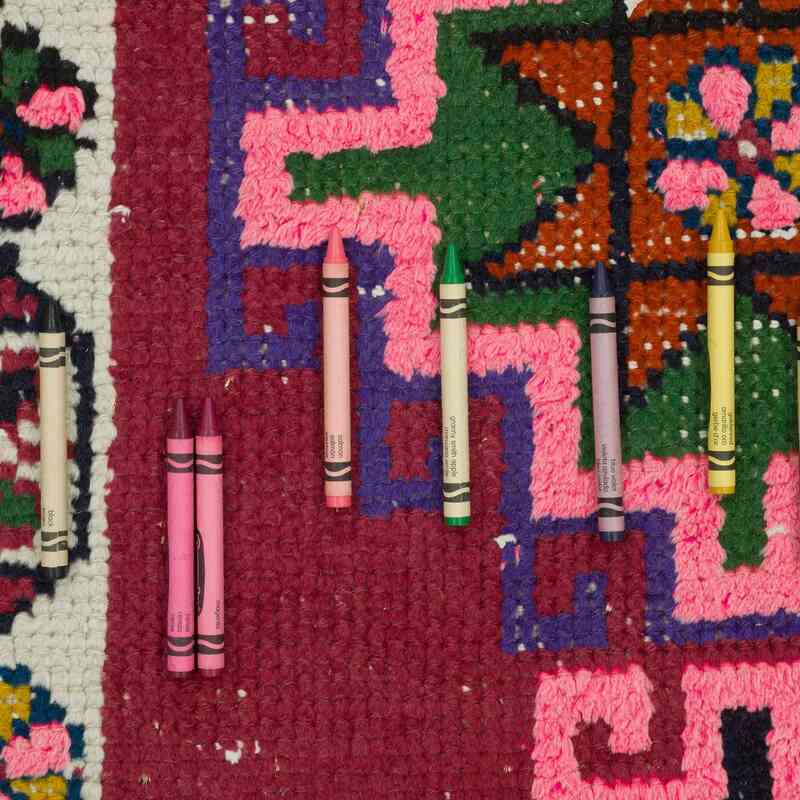 Alfombra Vintage de pasillo - 80 cm x 423 cm - K0054186