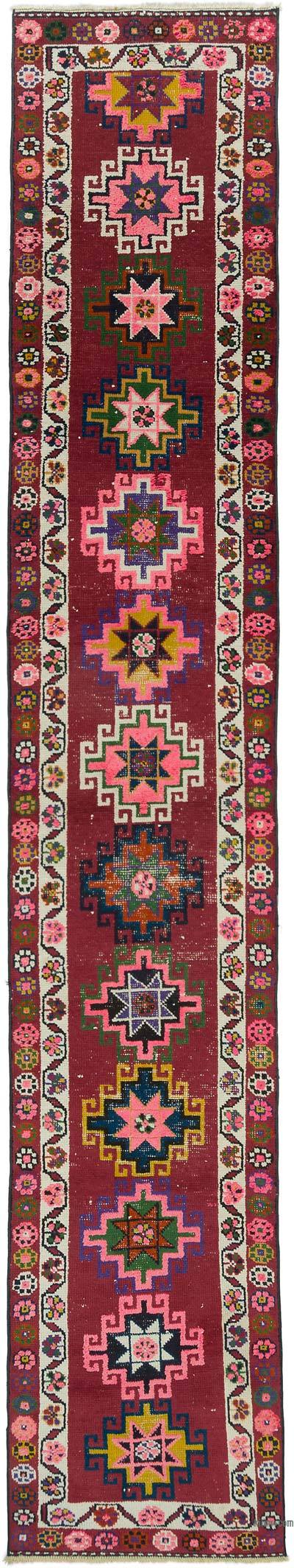 Vintage Tribal Runner Rug - 2' 7" x 13' 11" (31" x 167")