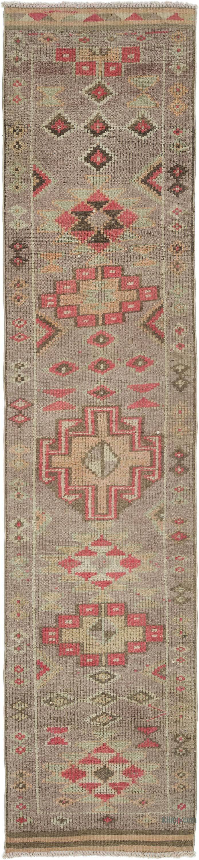 Vintage Tribal Runner Rug - 2' 9" x 11' 10" (33" x 142") - K0054198