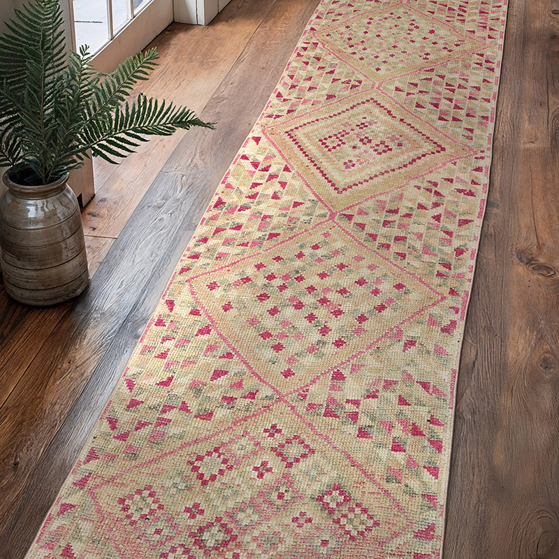 Vintage Anadolu Yolluk - 89 cm x 392 cm - K0054261