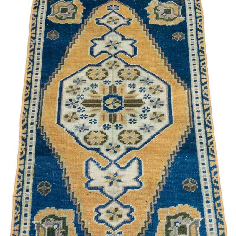 Vintage Turkish Hand-Knotted Rug - 1' 5" x 2' 8" (17" x 32") - K0054266