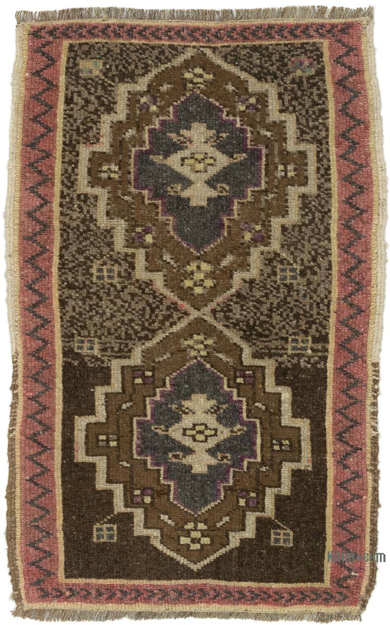 Vintage Turkish Hand-Knotted Rug - 1' 10" x 2' 10" (22 in. x 34 in.) - K0054269