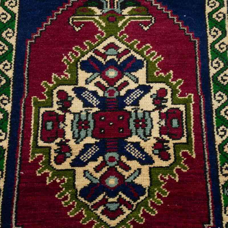 Vintage Turkish Hand-Knotted Rug - 1' 7" x 2' 9" (19 in. x 33 in.) - K0054279
