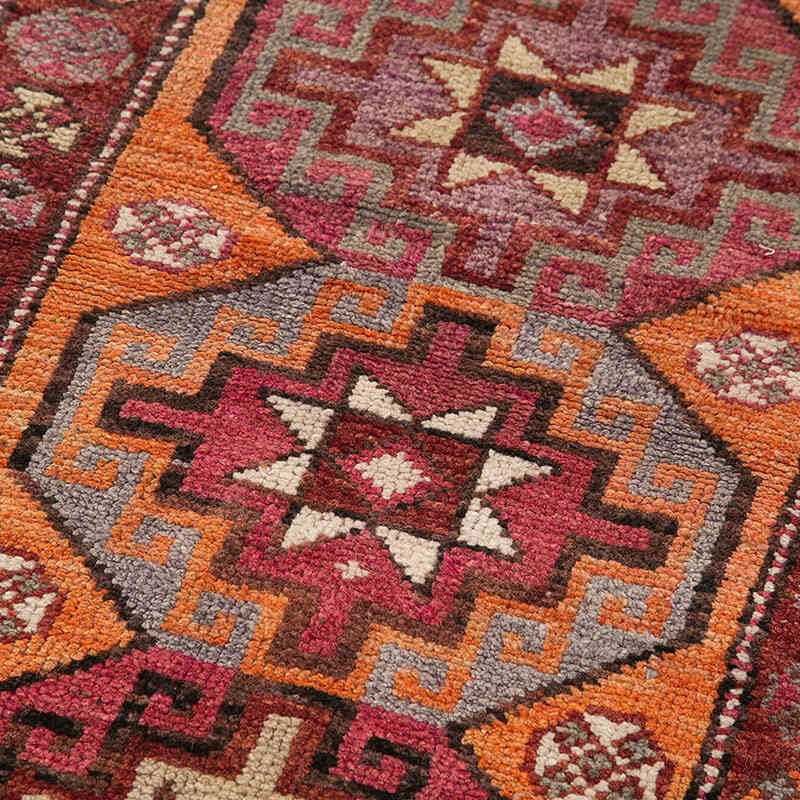 Vintage Tribal Runner Rug - 3'  x 12' 4" (36" x 148") - K0054308