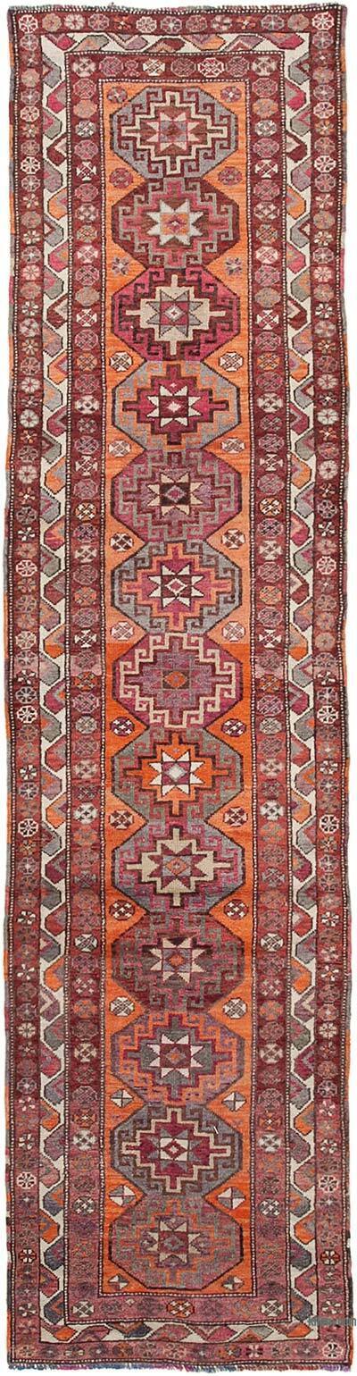 Vintage Anadolu Yolluk - 91 cm x 375 cm