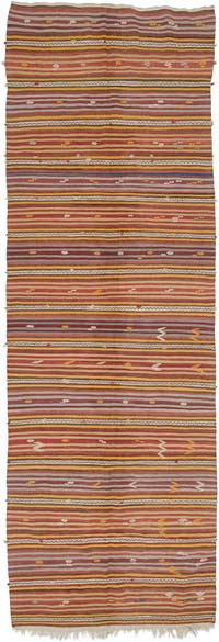 Vintage Konya Kilim Rug - 4' 6" x 13' 7" (54" x 163")