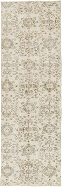 Vintage Turkish Runner Rug - 2' 11" x 9'  (35" x 108")
