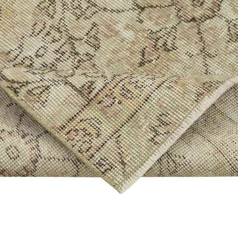 Boyalı El Dokuma Vintage Halı Yolluk - 80 cm x 299 cm - K0054472