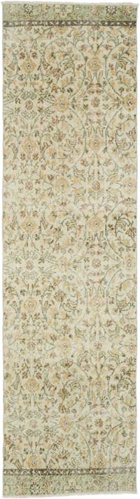 Vintage Turkish Runner Rug - 2' 7" x 9' 6" (31" x 114")