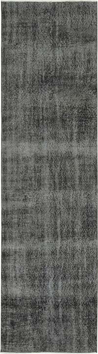 Alfombra de Pasillo Turca Vintage Sobreteñida - 86 cm x 313 cm