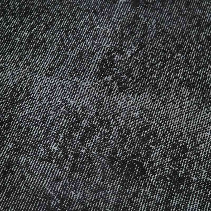 Siyah Boyalı El Dokuma Vintage Halı Yolluk - 80 cm x 287 cm - K0054500
