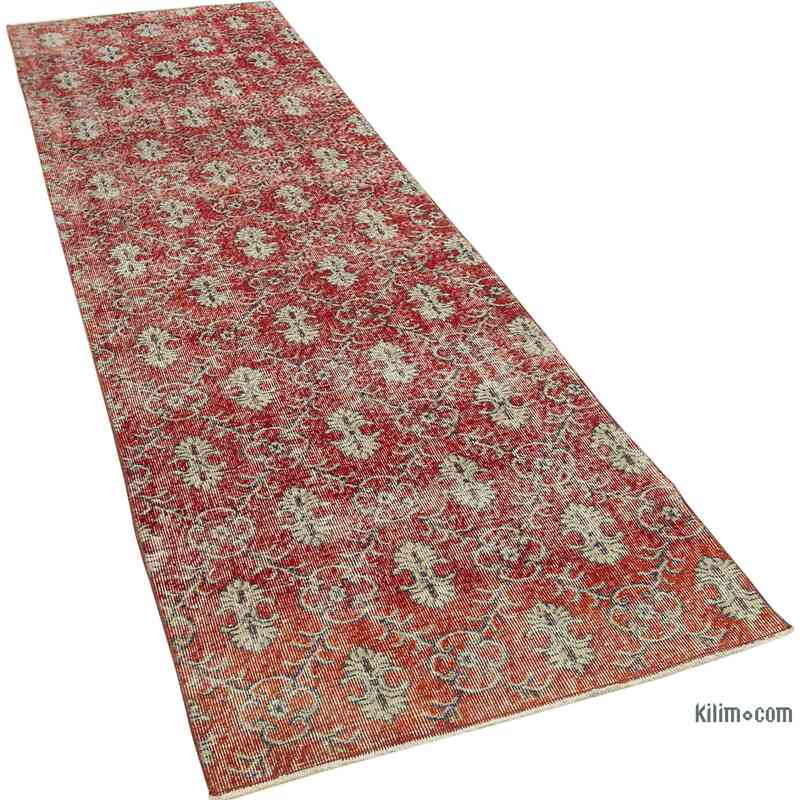 Alfombra Turca Vintage De Pasillo - 91 cm x 326 cm - K0054505