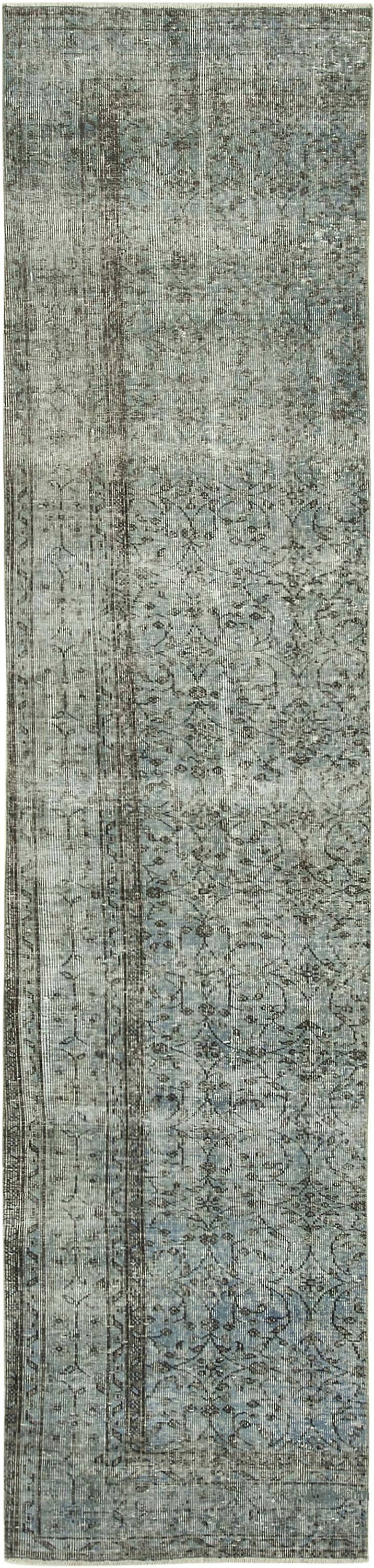 Alfombra de Pasillo Turca Vintage Sobreteñida - 77 cm x 324 cm - K0054513