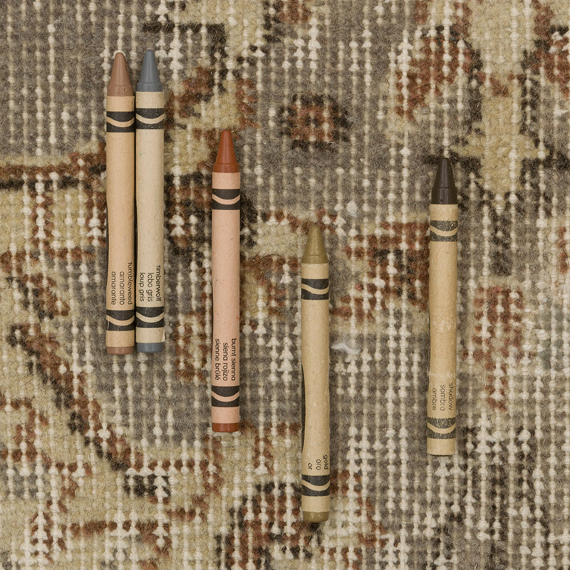 Beige Alfombra de Pasillo Turca Vintage Sobreteñida - 85 cm x 305 cm - K0054529