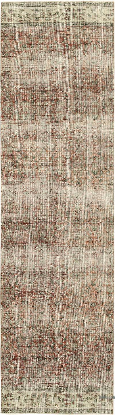 Vintage Turkish Runner Rug - 2' 7" x 9' 3" (31" x 111")