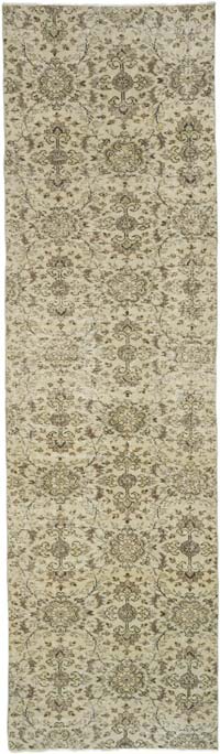 Vintage Turkish Runner Rug - 2' 11" x 10' 5" (35" x 125")
