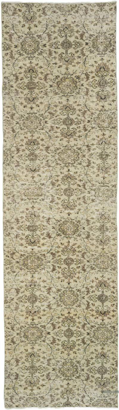 Vintage Turkish Runner Rug - 2' 11" x 10' 5" (35" x 125")