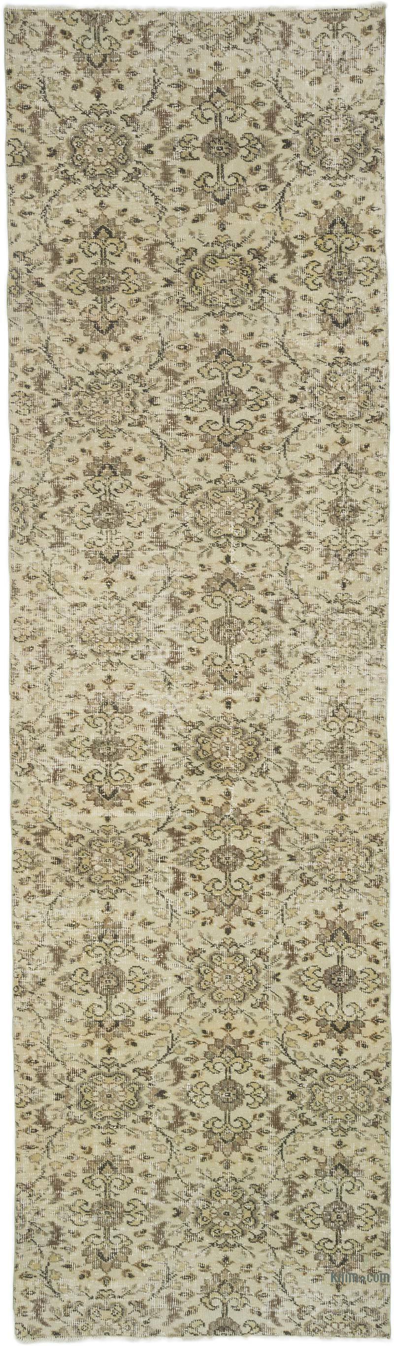 Vintage Turkish Runner Rug - 2' 11" x 10' 5" (35" x 125") - K0054549