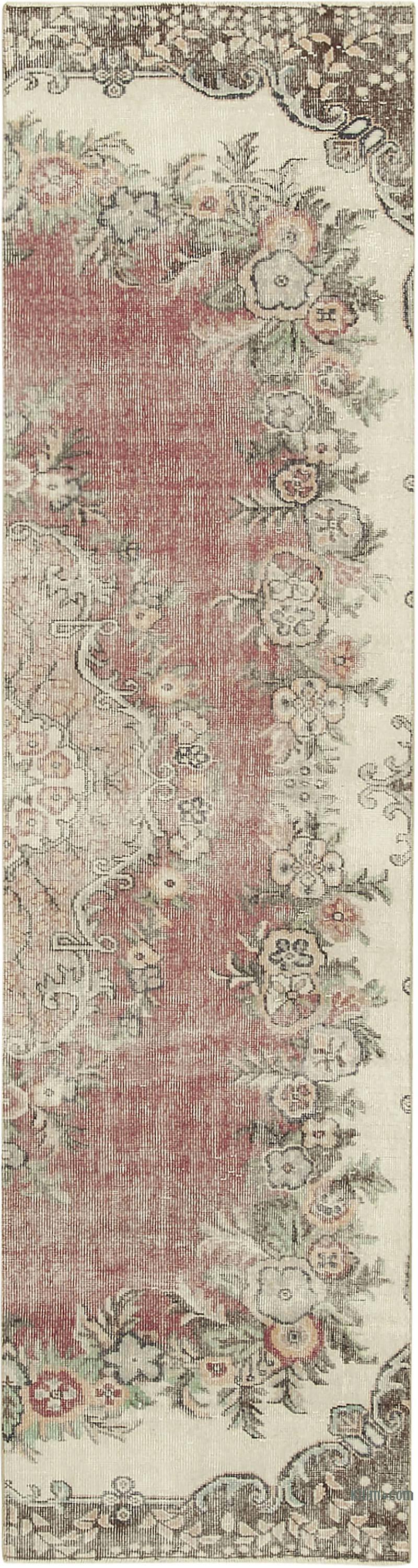 Alfombra Turca Vintage De Pasillo - 81 cm x 303 cm - K0054566