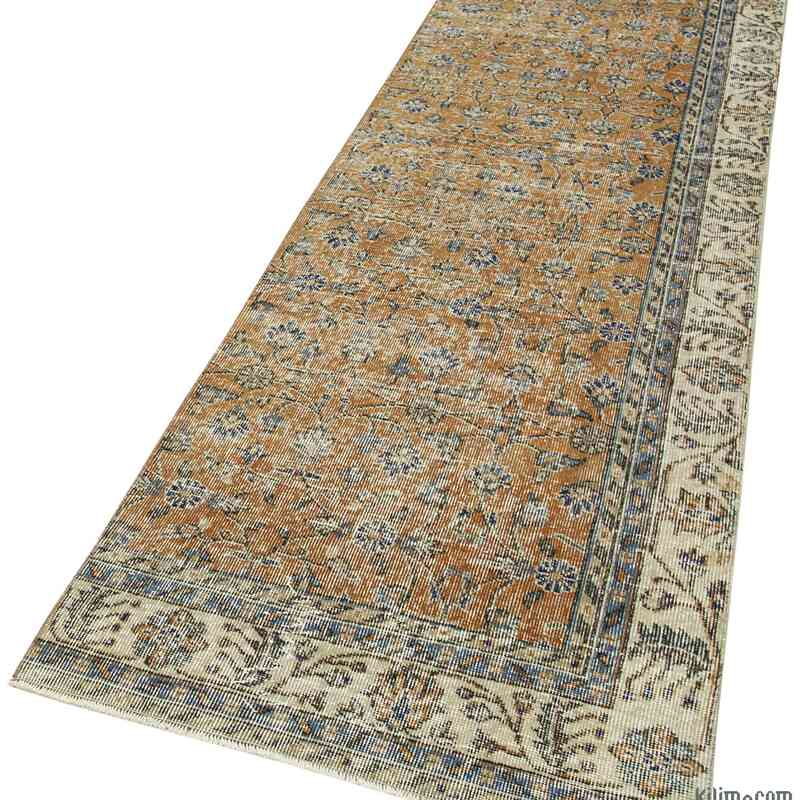 Alfombra Turca Vintage De Pasillo - 88 cm x 307 cm - K0054578
