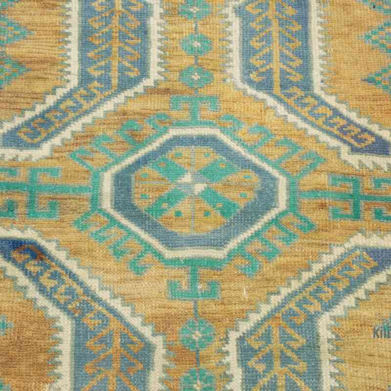 El Dokuma Vintage Halı - 56 cm x 97 cm - K0054628