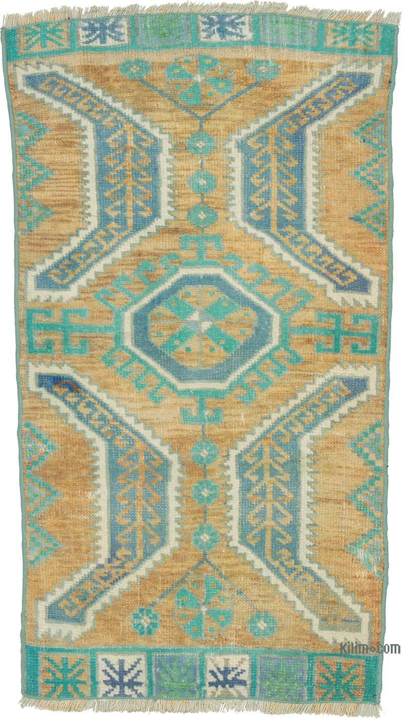 Vintage Turkish Hand-Knotted Rug - 1' 10" x 3' 2" (22 in. x 38 in.) - K0054628
