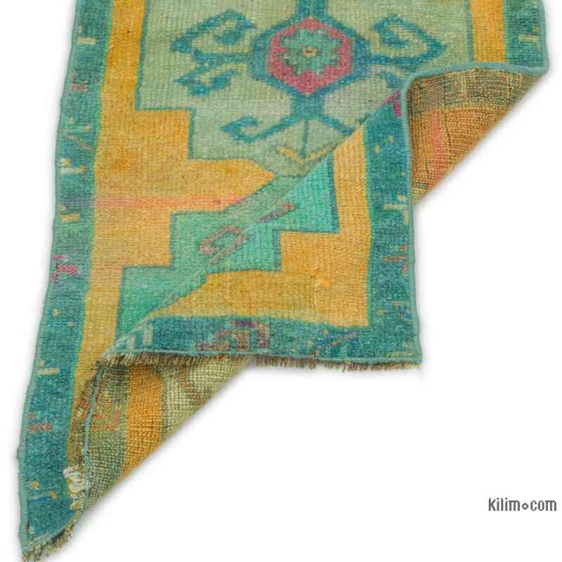 Vintage Turkish Hand-Knotted Rug - 1' 7" x 3' 3" (19 in. x 39 in.) - K0054639