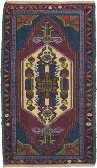 El Dokuma Vintage Halı - 50 cm x 82 cm