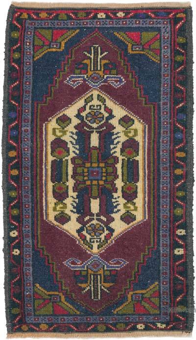Vintage Turkish Hand-Knotted Rug - 1' 8" x 2' 8" (20 in. x 32 in.)