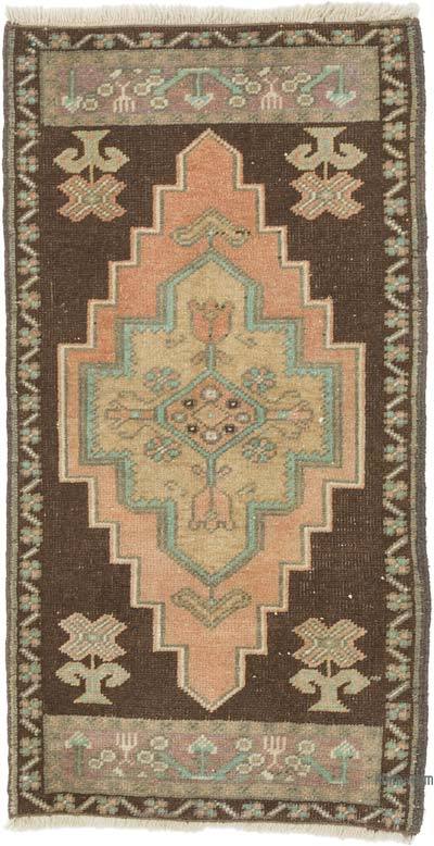 El Dokuma Vintage Halı - 50 cm x 94 cm