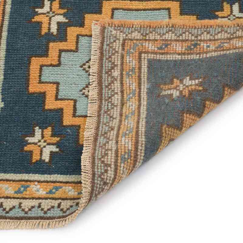 Alfombra Vintage Turca Anudada a Mano - 63 cm x 55 cm - K0054800