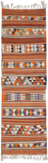 Vintage Anadolu Kilim Yolluk - 90 cm x 286 cm