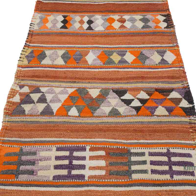 Vintage Tribal Kilim Runner - 2' 11" x 9' 5" (35" x 113") - K0054812