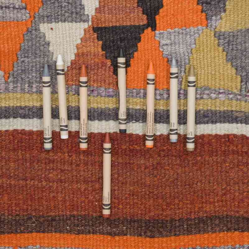 Vintage Tribal Kilim Runner - 2' 11" x 9' 5" (35" x 113") - K0054812