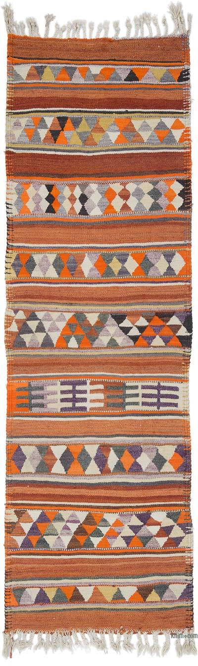 Vintage Anadolu Kilim Yolluk - 90 cm x 286 cm