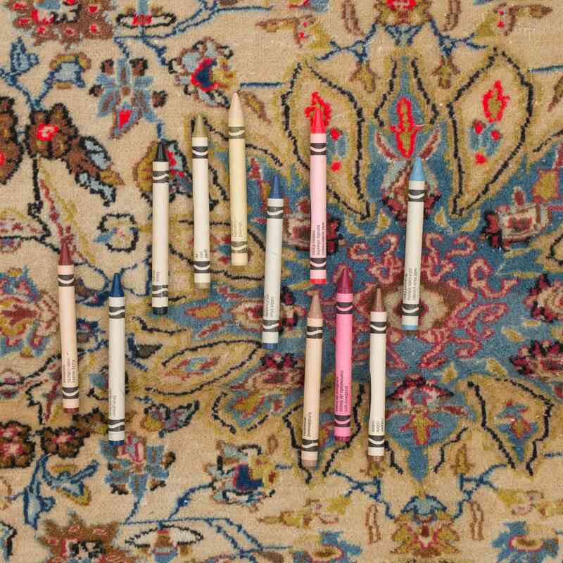 Vintage Turkish Hand-Knotted Rug - 2' 7" x 3' 5" (31" x 41") - K0055391