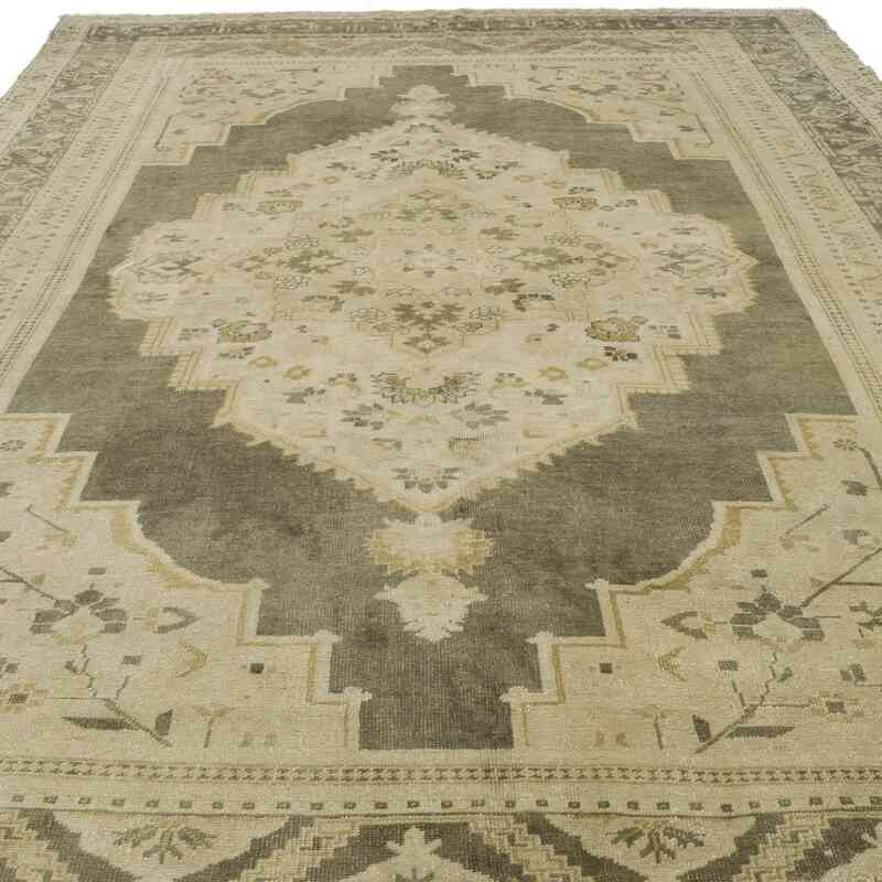 Vintage Turkish Hand-Knotted Rug - 7' 5" x 11' 9" (89" x 141") - K0055397