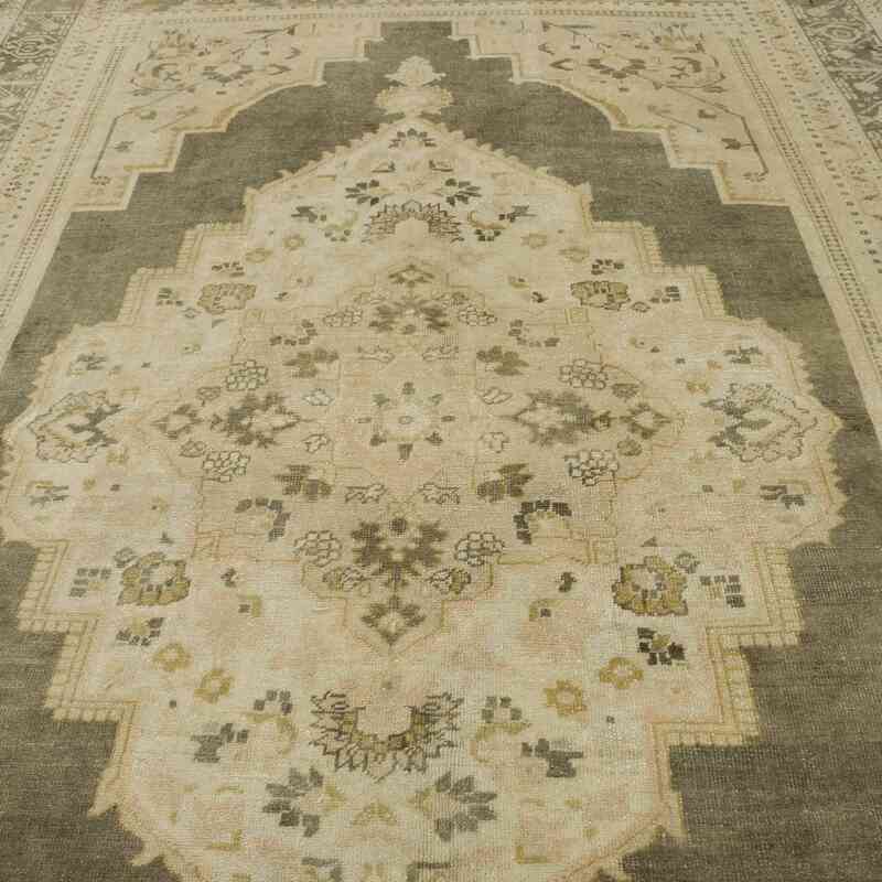 Vintage Turkish Hand-Knotted Rug - 7' 5" x 11' 9" (89" x 141") - K0055397