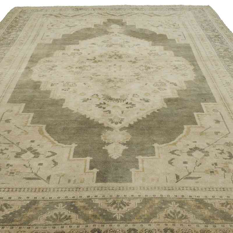 Vintage Turkish Hand-Knotted Rug - 7' 5" x 11' 9" (89" x 141") - K0055397