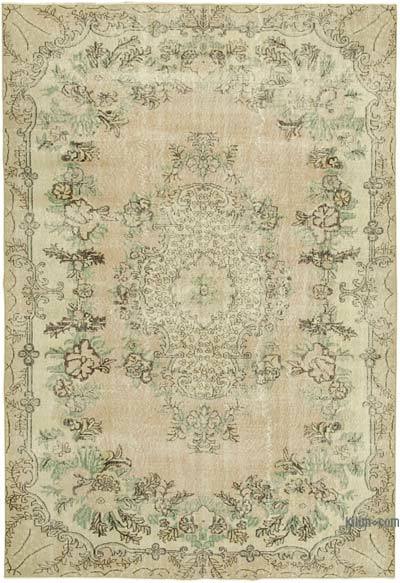 Vintage Turkish Hand-Knotted Rug - 6' 11" x 10' 2" (83" x 122")