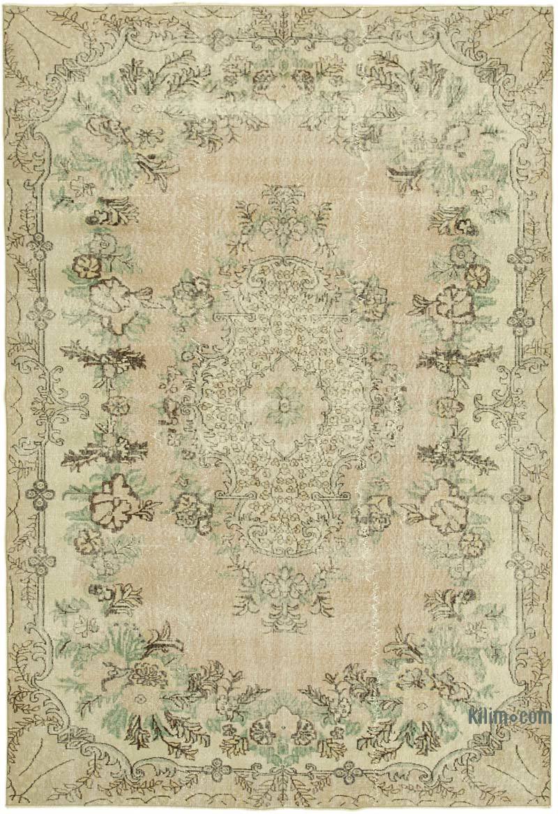 Alfombra Vintage Turca Anudada a Mano - 211 cm x 309 cm - K0055457