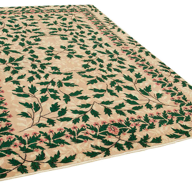 Vintage Turkish Hand-Knotted Rug - 6' 11" x 10' 2" (83" x 122") - K0055458