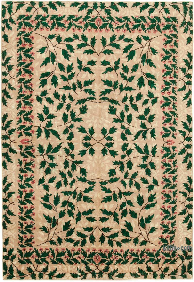 Vintage Turkish Hand-Knotted Rug - 6' 11" x 10' 2" (83" x 122") - K0055458