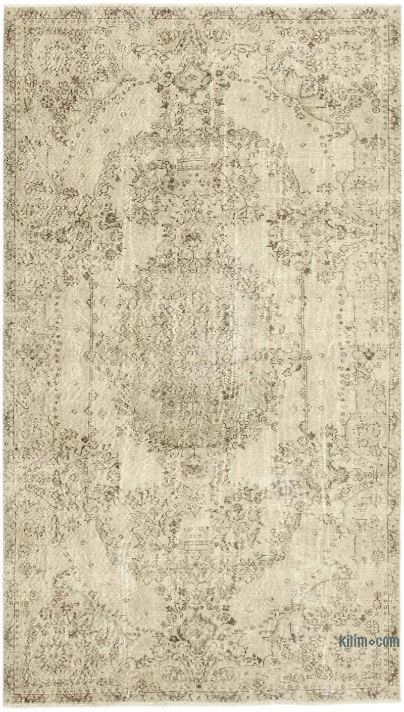 Alfombra Vintage Turca Anudada a Mano - 163 cm x 281 cm - K0055461