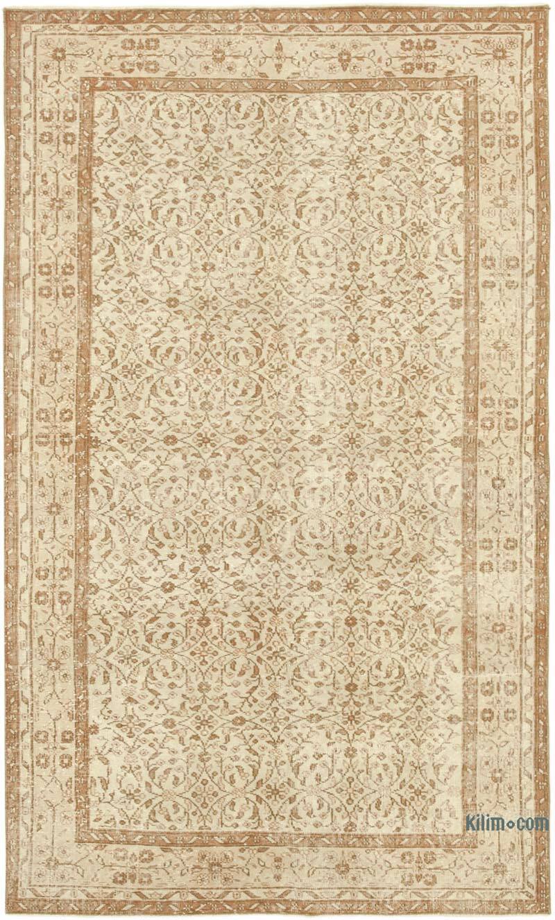 Alfombra Vintage Turca Anudada a Mano - 165 cm x 281 cm - K0055463