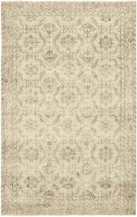 Vintage Turkish Hand-Knotted Rug - 6' 1" x 9' 6" (73" x 114")