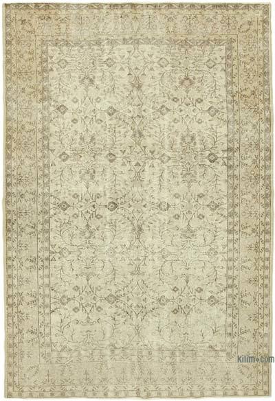 Vintage Turkish Hand-Knotted Rug - 6' 10" x 10' 3" (82 in. x 123 in.)