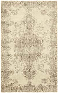 Vintage Turkish Hand-Knotted Rug - 5' 1" x 8' 4" (61" x 100")
