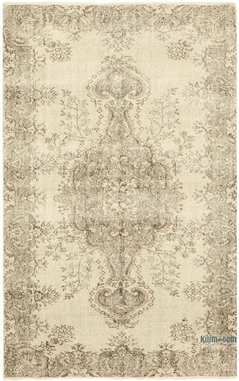 Vintage Turkish Hand-Knotted Rug - 5' 1" x 8' 4" (61" x 100") - K0055480