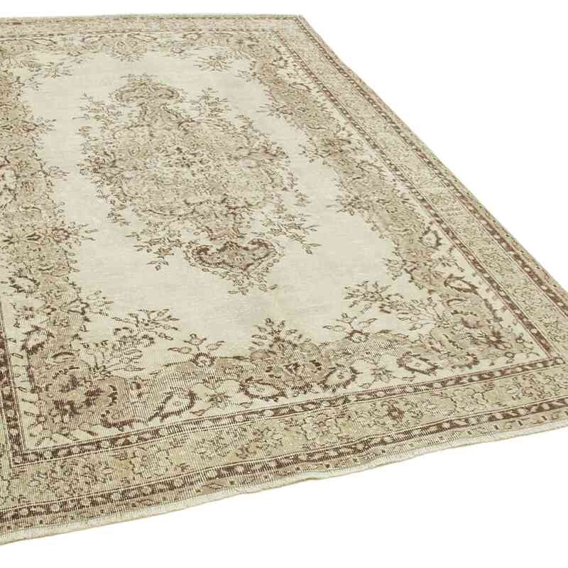 Vintage Turkish Hand-Knotted Rug - 5' 8" x 8' 4" (68 in. x 100 in.) - K0055486